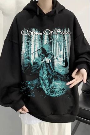 Freak Children Of Bodom Rock Metal Hoodie Sweatshirt Siyah Fiyat Yorumlar Trendyol