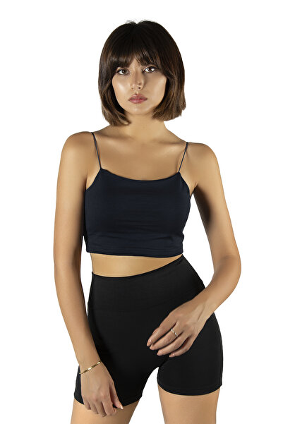 BUCADO Жіночий темно-синій топ на бретельках, бюстгальтер, блузка, майка