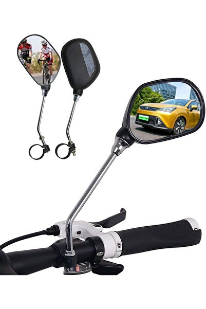 Asroya Bisiklet - Scooter Gidon Aynası - Dikiz Aynası Bisiklet Aksesuarı Bisi...