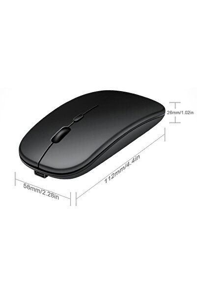 TECHNOMEN 2.4 Ghz Wireless Kablosuz Sessiz Mouse Ofis 3 Tuşlu bluetooth