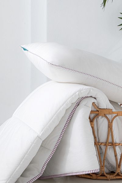 Hibboux Ergonomic Nano Fiber Pillow - 100% Cotton, Breathable, 50X70 cm