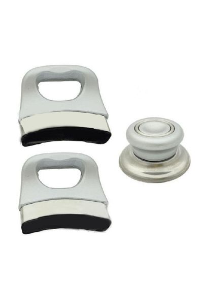 Another White Handle Handle Set Suitable for All Pots and Pans