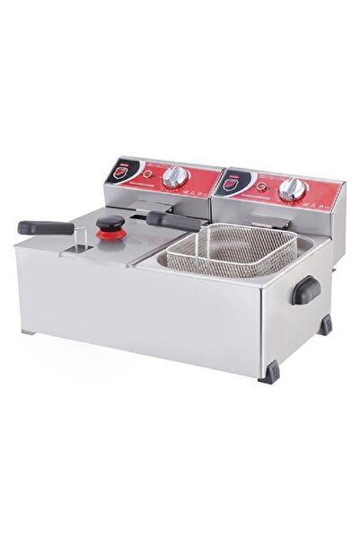 Genel Markalar Işıkgaz Silverinox Elektrikli Fritöz 5+5 Lt
