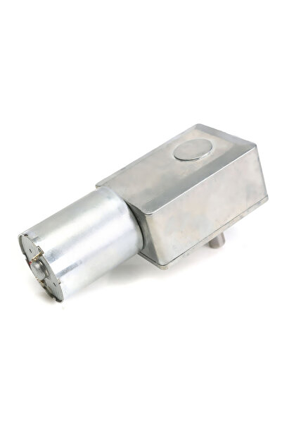 ROBİZ Jgy370 Dc 12v 60 Rpm Redüktörlü Dc Motor 2 Yönde Dönme L Tip 1kg.cm Yüksek Tork Metal Dişli