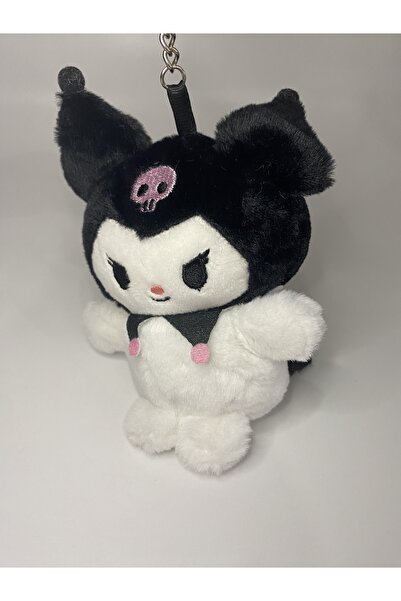 PİNK Kuromi Peluş Anahtarlık Siyah