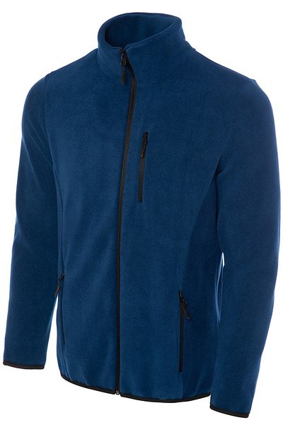GHASSY CO. Men's Pro Windproof 5-Pocket Outdoor Full Zipper Fleece Jacket
