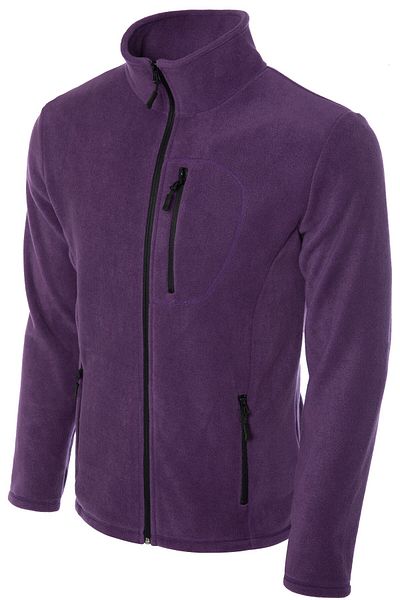 GHASSY CO. Men's Pro Windproof 5-Pocket Outdoor Full Zipper Fleece Jacket