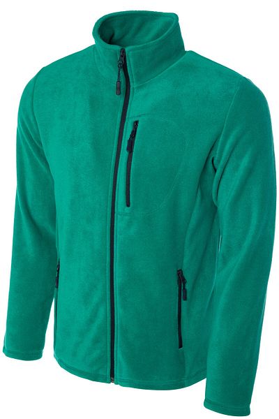 GHASSY CO. Men's Pro Windproof 5-Pocket Outdoor Full Zipper Fleece Jacket