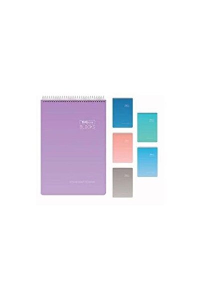 Gıpta Notepad Thebook Blocks Spiral Hard Cover 17X24 100 Yp Striped 5524 / Envy