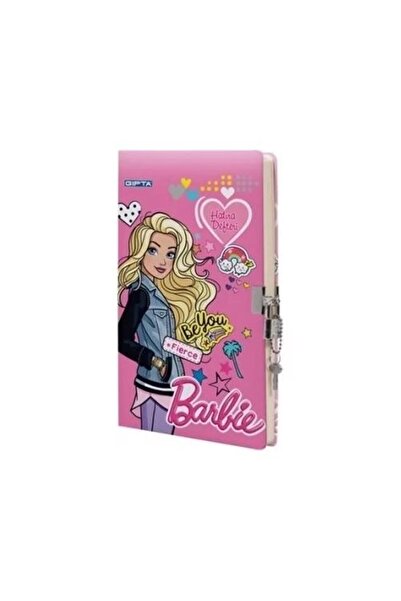 Gıpta Hatıra Defteri Barbie Kilitli İp.dkş.sert Kapak 14X20 96 Yp. / Gıpta