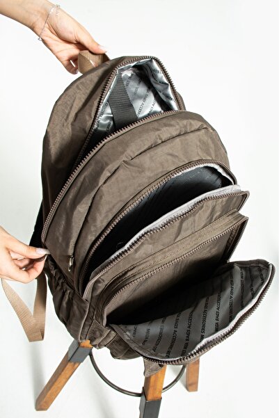 MEGA BAG Αδιάβροχο τσαλακωμένο ύφασμα - Σακίδιο πλάτης πολλαπλών τμημάτων