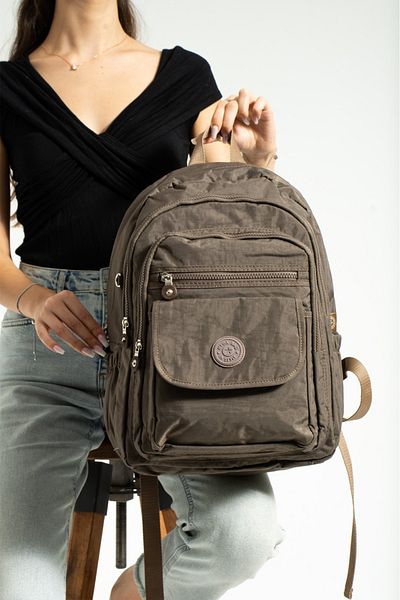 MEGA BAG Αδιάβροχο τσαλακωμένο ύφασμα - Σακίδιο πλάτης πολλαπλών τμημάτων