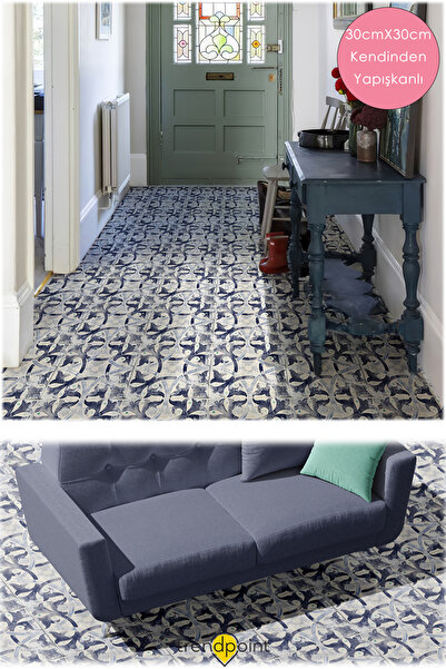 Trendpoint 1adet Lvt Zemin Ve Duvar Kaplama Kendinden Yapışkanlı 30cm×30cm Mutfak Banyo Antre