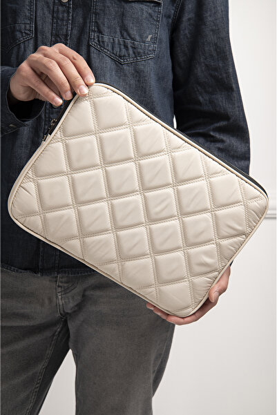 Polina Macbook Air Pro 15,15.6-16.1 Inç Uyumlu Su Geçirmez Kapitone Laptop Kı...