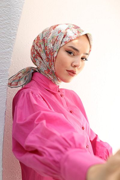 Silk Home Μοτίβο κήπου Μαλακό βαμβακερό κασκόλ