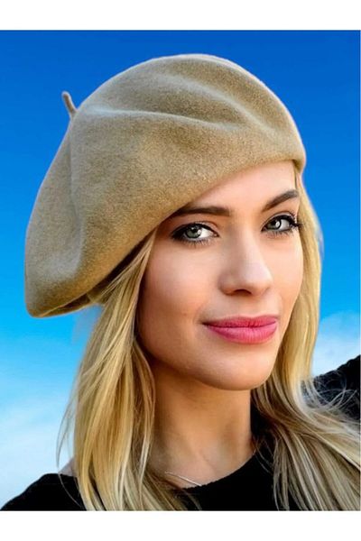 Trenderrs Дамска френска барета от филц за рисуване