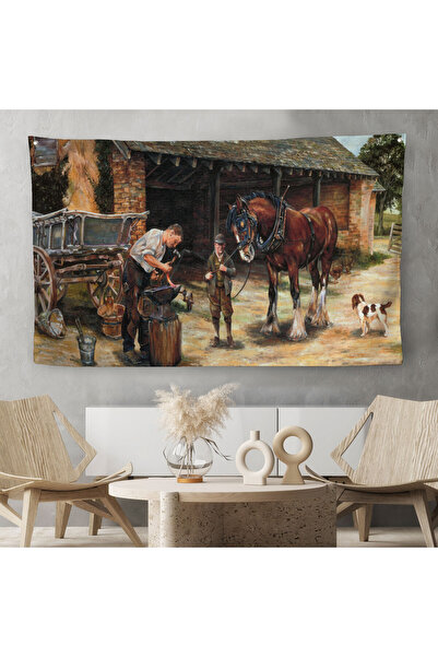 Harita Sepeti غطاء حائط لحياة القرية الألمانية المشتركة - سجادة - 6606