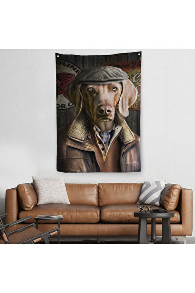 Harita Sepeti غطاء حائط مزخرف للكلاب مع ملابس بشرية - سجادة -6178