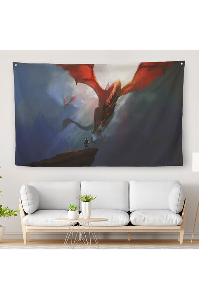 Harita Sepeti Боєць на брові дракона Канава Стінне покриття-килим-5083