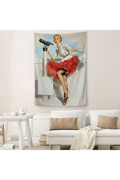 Harita Sepeti Сексуальна морська жінка Декоративний килим-покривало для стін-...