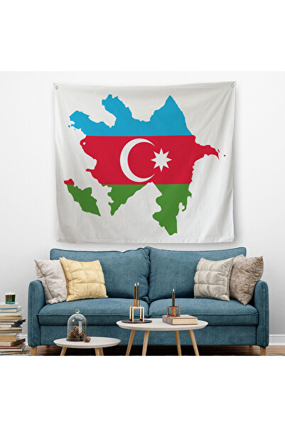Harita Sepeti Mapa Azerbejdžana Dekorativna platna za zid - Tepih si-5806