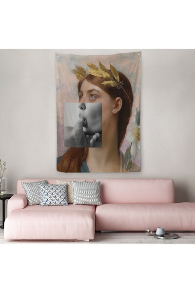 Harita Sepeti Tapiserie de perete amuzantă renascentist greacă antică-covor -...