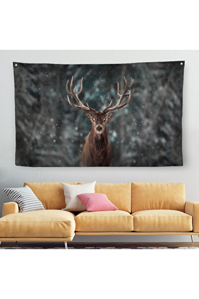 Harita Sepeti Covor decorativ din pânză de cerb 1164