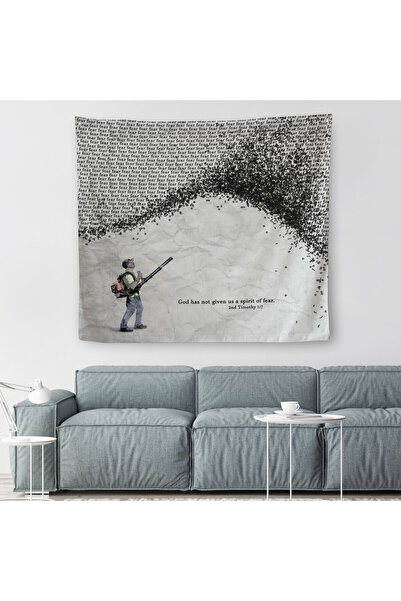 Harita Sepeti Бог не дав нам духа страху Полотно для покриття стін-килим-5324