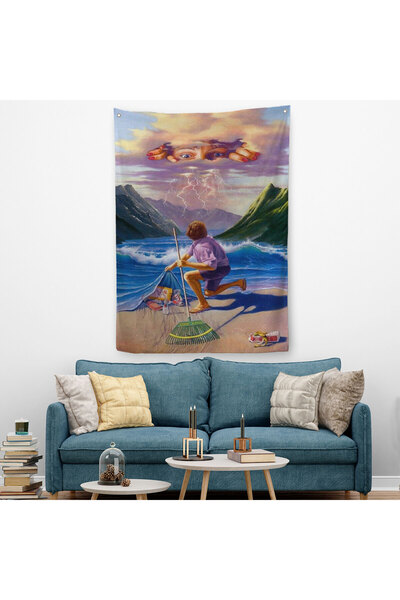 Harita Sepeti غطاء حائط بتصميم تنظيف البيئة - سجادة - 6075