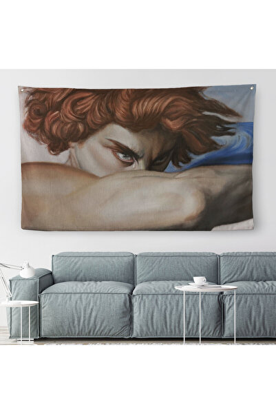 Harita Sepeti Düşmüş Meleğin Gözyaşları Duvar Halısı Alexandre Cabanel Fallen...