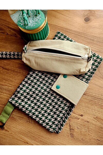 myyasminhome Dijital Baskılı Kitap Çantası &Organizer ve Kalemlik