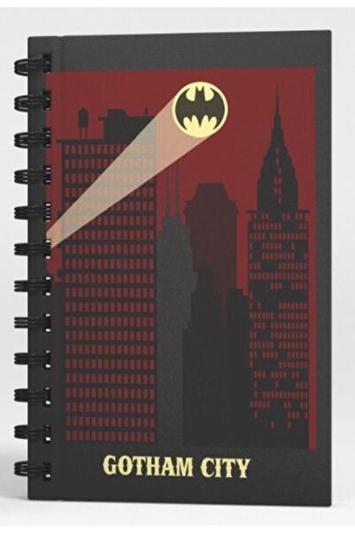 Mabbels Spiralli Defter Batman Gotham City Siyah 80 Yp 17x24 Dft-388555
