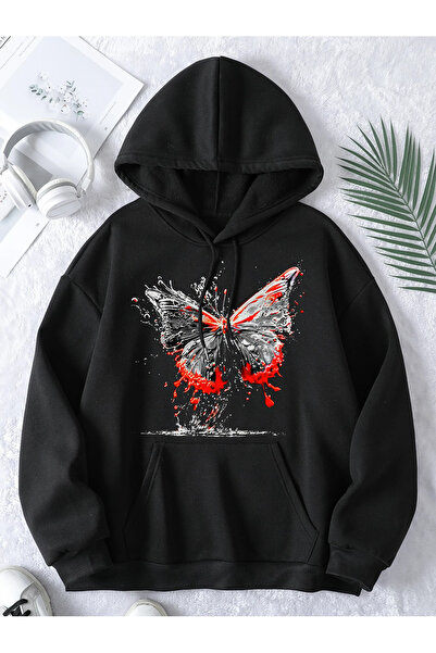 Adrift Hanorac unisex pentru bărbați/femei, cu glugă, cu imprimeu personaliza...