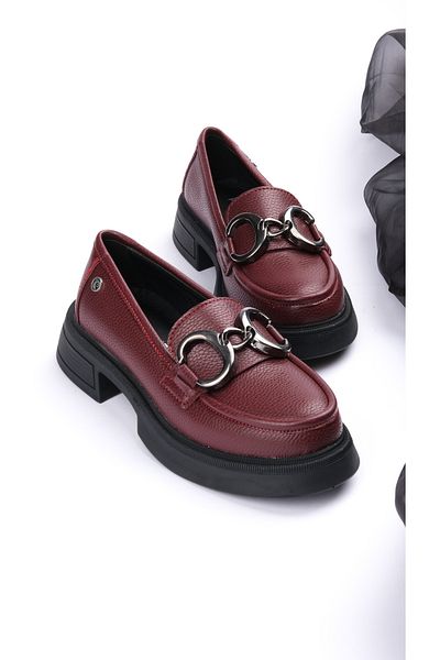 Pierre Cardin Pc-52650-3441 Claret Red - Women's Loafer