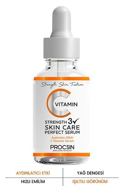 PROCSIN Vitamin C Brightening and Tone Equalizing Treatment Serum 20ml
