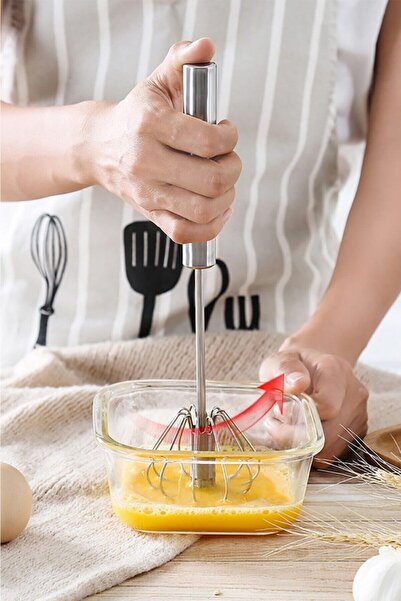 Genel Markalar Çelik Basmalı Otomatik Çırpıcı-Bas Çek Mikser Karıştırıcı