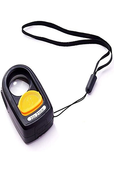 Genel Markalar Mini parmak lup mercek pusulalı mini ışıklı büyüteç kuyumcu bü...