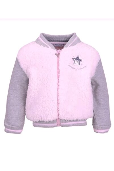 Zeyland Kız Çocuk Pembe Renk Fermuar Kapamalı Mevsimlik Hırka