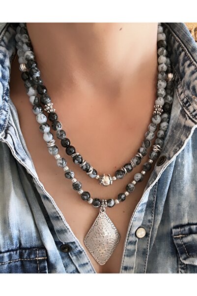 by özllem stone design necklace