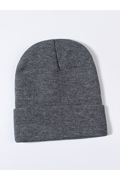 QUATEX Beretă plată, gri, pliată, unisex