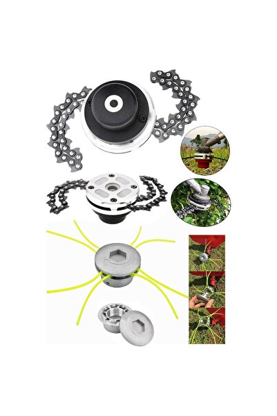 Genel Markalar Motorlu Tırpan Universal Metal Başlık | Zincirli Tırpan Aparat...