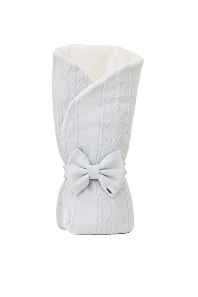 Babymio قماط تريكو بفيونكة