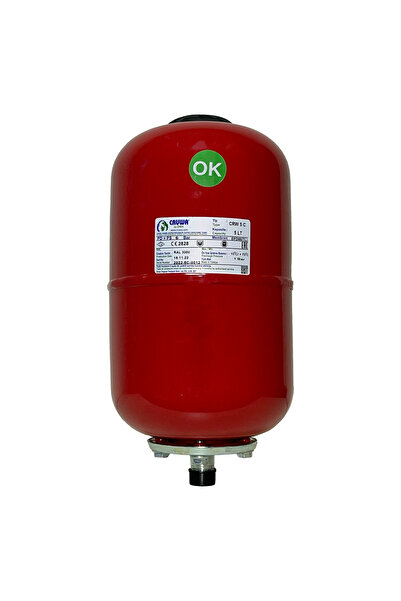 CRUWA Crw5s-6s 5-6 Litre 0-10 Bar Silindirik Tip Hidrofor Ve Genleşme Tankı