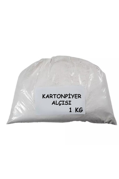 ŞENEL Yapı Market Kartonpiyer Alçısı Hızlı Kuruyan Alçı Beyaz 1 Kg