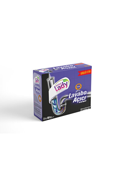 Lavabo Açıcı Ekstra Güçlü 2X50gr.