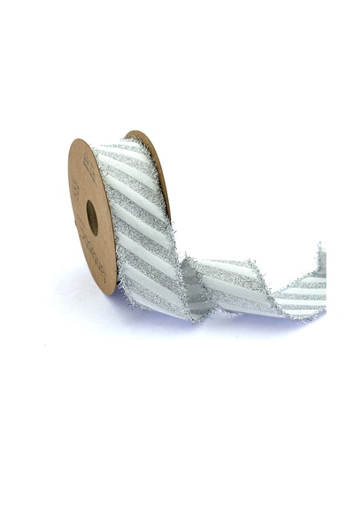 FANTASTIC KURDELE شريط منسوج لامع ومهدب (عرض 35 مم - طول 10 م)