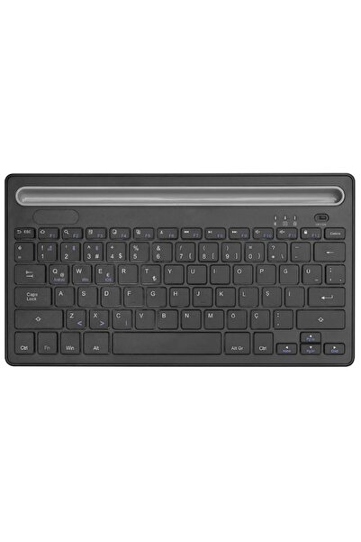 Alfa MEC Tüm Cihazlara Uyumlu Şarj edilebilir Bluetooth 3.0 kablosuz klavye d...