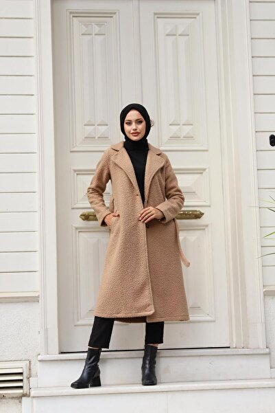 lurex moda BUCLE FABRIC COAT
