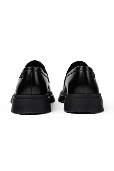 CAMPER K100633 Walden Deri Makosen Siyah Erkek Ayakkabı