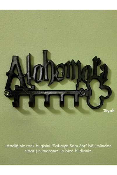 Alvina Atölye Harry Potter Alohomora Anahtar Askısı - 21cm x 12cm - Bioplastik